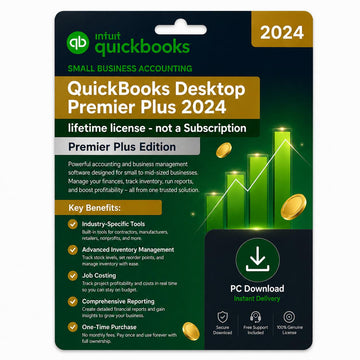 QuickBooks Desktop Premier Plus 2024 – Lifetime License, No Subscription