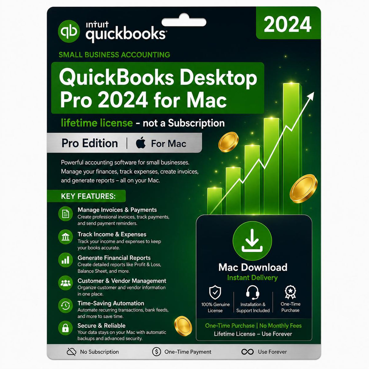 QuickBooks Desktop Mac Plus 2024